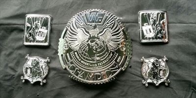Chrome Plated WWE Championship Belt Pieces